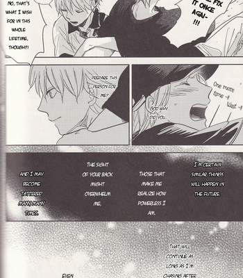 [Nimo] Ano Hi no Kimi ni Sayonara wo (The Goodbye To You From That Day) – Kuroko no Basket dj [ENG] – Gay Manga sex 252