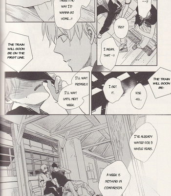[Nimo] Ano Hi no Kimi ni Sayonara wo (The Goodbye To You From That Day) – Kuroko no Basket dj [ENG] – Gay Manga sex 258