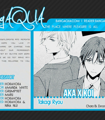 [Takagi Ryou] Aka x Koi [Eng] – Gay Manga thumbnail 001