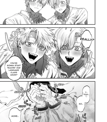 [KANIPANKO (Kanipan Mushamusha)] Teach us, Mazo-Sensei! ~Ravished and Corrupted by the Delinquent Sadist Brothers I Teach~ [Eng] – Gay Manga sex 46