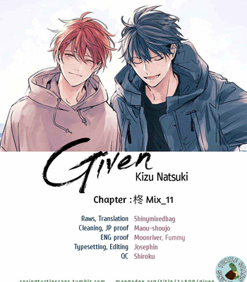 [KIZU Natsuki] Given – Vol.07 [Eng] – Gay Manga sex 158