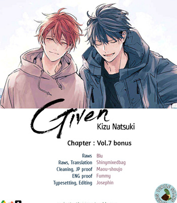 [KIZU Natsuki] Given – Vol.07 [Eng] – Gay Manga sex 210