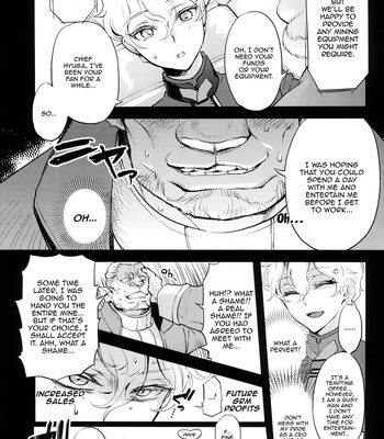 [CHERRY BLOSSOMS (Yuri)] Uchi no shachou wa Jisha no tamenara P katsu settai mo kotowarenai / For The Sake Of Our Company, Our CEO Would Even Treat Our Clients as Sugar Daddies – Phantasy Star Universe dj [Eng] – Gay Manga sex 9