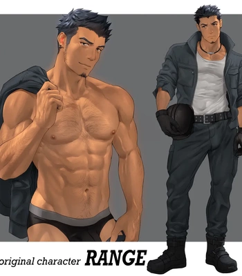 Gay Manga - [Mondi] (Range) When I complimented his muscles, he took off his clothes and showed me them. [CG Set] – Gay Manga