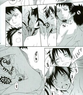 [Teionyakedo/ Secco] Trafalgar Osuwari! – One Piece dj [Eng] – Gay Manga sex 27
