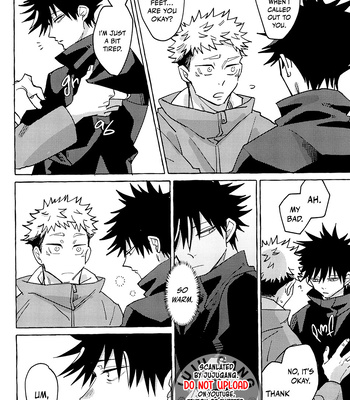 [Yama Warau (Kuromame Kuro)] Fushiguro is Weak for Warm Hands – Jujutsu Kaisen dj [Eng] – Gay Manga sex 5