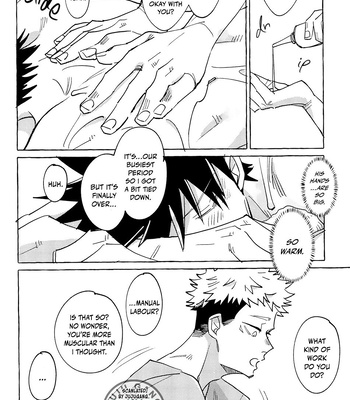 [Yama Warau (Kuromame Kuro)] Fushiguro is Weak for Warm Hands – Jujutsu Kaisen dj [Eng] – Gay Manga sex 9