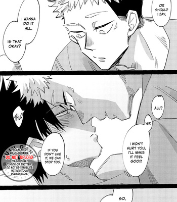 [Yama Warau (Kuromame Kuro)] Fushiguro is Weak for Warm Hands – Jujutsu Kaisen dj [Eng] – Gay Manga sex 17