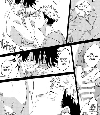 [Yama Warau (Kuromame Kuro)] Fushiguro is Weak for Warm Hands – Jujutsu Kaisen dj [Eng] – Gay Manga sex 20