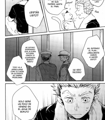 [Sakamoto] Nakimushi Shounen to Seinen Shoko 2 – Haikyuu!! dj [Esp] – Gay Manga sex 43