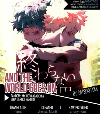 [satsuki fumi] And the world goes on – My Hero Academia dj [Eng] – Gay Manga sex 56