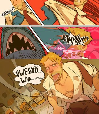 [Nyuudles] Spellbound – A John Constantine x King Shark Fan Comic (DC Comics) [Esp] – Gay Manga sex 7