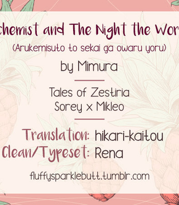 Gay Manga - [Katasumi (Mimura)] The Alchemist and the Night the World Ends – Tales of Zestiria dj [Eng] – Gay Manga