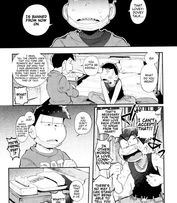 [Momoiro-netsuduki (Kisaki Nana)] Loving Whispers Ban – Osomatsu-San dj [Eng] – Gay Manga sex 6