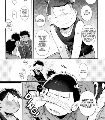 [Momoiro-netsuduki (Kisaki Nana)] Loving Whispers Ban – Osomatsu-San dj [Eng] – Gay Manga sex 8