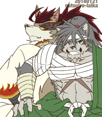 [Natsuiro Laika (Ginnosuke)] Blizzard Trap – Sengoku Puzzle!! Animal Daigassen dj [JP] – Gay Manga sex 19