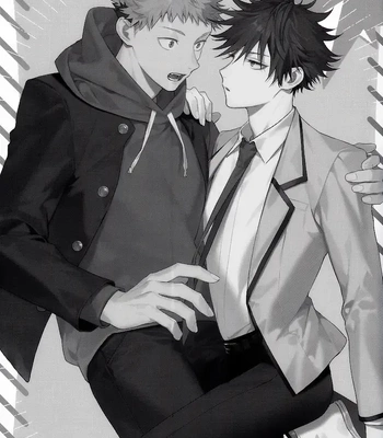 [Toichi (Gozouroppu)] Nishi To Higashi Wa Otsukiai Shite Hitotsuki-Me – Jujutsu Kaisen dj [CN] – Gay Manga sex 3