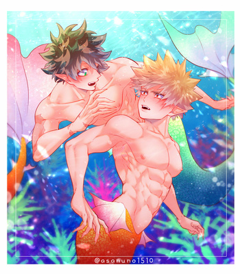 [Asanuno] Mermaid DeKatsu – Boku no Hero Academia dj [JP] – Gay Manga sex 18