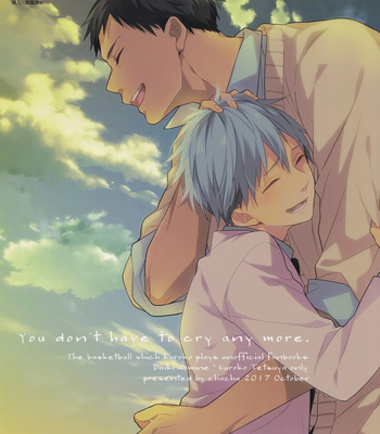 Gay Manga - [Chacha/ Akatsuki Riku] Kuroko no Basket dj – You don’t have to cry any more [Eng] – Gay Manga