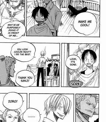 [Ichioku] For Whom The Steel Roars – One Piece dj [Eng] – Gay Manga sex 8