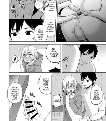 [Ishita (Ishita)] OnaNii-san, Yoru no Osanpo Roshutsu | Naked Night Stroll with my Mastur-Bro [Eng] – Gay Manga sex 38