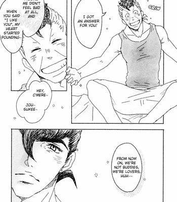 [Soranin (Imo)] Shinyu ga Kawaikute Shouganai – Jojo dj [Eng] – Gay Manga sex 15