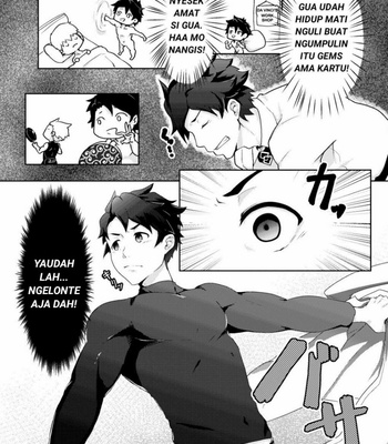 [PULIN Nabe (kakenari)] Bakushi Shita Gudao ga Karada de Okane o Kasegu Hon – FGO dj [Indonesian] – Gay Manga sex 5