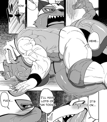 [Urusai Kokuen (Ekataraf)] Fleshlight Panther VS Dildo Dragon [Eng] – Gay Manga sex 11