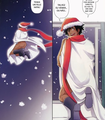 [Kasshoku Waisei (YANAGI)] A razão pela qual o Noel vem à noite [Portuguese] – Gay Manga sex 18