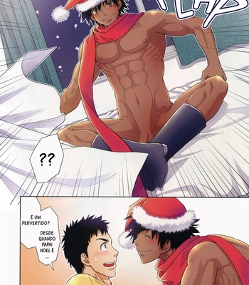 [Kasshoku Waisei (YANAGI)] A razão pela qual o Noel vem à noite [Portuguese] – Gay Manga sex 6