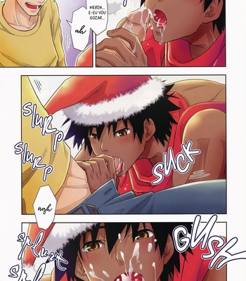 [Kasshoku Waisei (YANAGI)] A razão pela qual o Noel vem à noite [Portuguese] – Gay Manga sex 9
