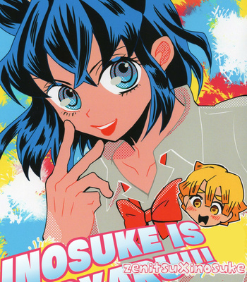 [descalzo] Inosuke is a Gyaru – Kimetsu no Yaiba dj [Eng] – Gay Manga thumbnail 001