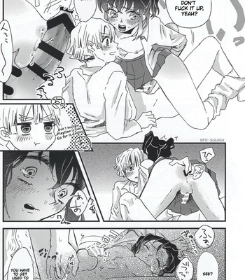 [descalzo] Inosuke is a Gyaru – Kimetsu no Yaiba dj [Eng] – Gay Manga sex 12