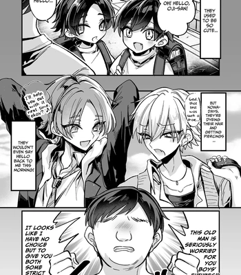 [Kanshouyaku (miska)] Oji-san ga Nakayoshi Osananajimi o Saimin Appli de Kotteri Kyouiku suru Hon | Old Man Thoroughly Re-Educates Two Close Friends Using An App [Eng] – Gay Manga sex 3
