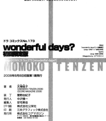 [Tenzen Momoko] Wonderful Days? [Eng] – Gay Manga sex 147