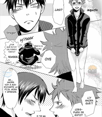 [Teikoku Tokkotai (Kimi)] Kageyama ni Oshiete Morae – Haikyuu!! dj [Esp] – Gay Manga sex 8