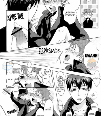 [Teikoku Tokkotai (Kimi)] Kageyama ni Oshiete Morae – Haikyuu!! dj [Esp] – Gay Manga sex 9
