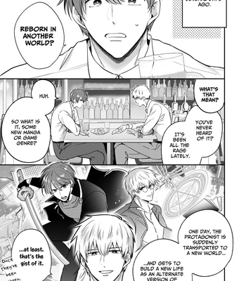 [Sumeshiya-san (Sumeshi)] Ryman LoveHo Danshikai EROS -Isekai Tensei DK Kareshi to Double Kyokon Hasamare Ecchi- | Office Worker’s Love Hotel 8 Guys’ Night EROS – College Boy Double-Dicked in a New World [Eng] – Gay Manga sex 6