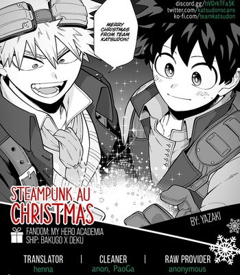 [Denden Daiko (yazaki)] Steampunk AU Christmas – My Hero Academia dj [Eng] – Gay Manga sex 17