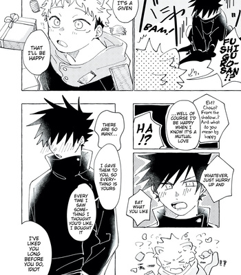 [Ron] FushiIta – Fushiguro, please give me chocolate – Jujutsu Kaisen dj [Eng] – Gay Manga sex 11