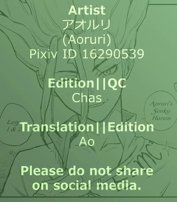 [Aoruri] Aoruri’s Senku Harem Logs 1 & 2 – Dr. Stone dj [Eng] – Gay Manga sex 49