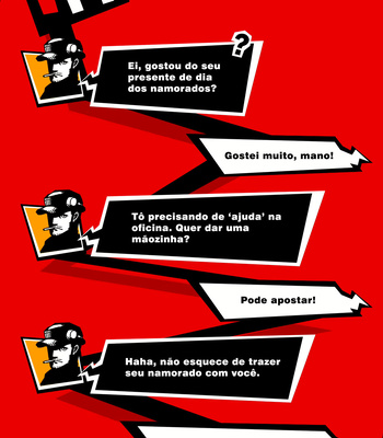 [Cresxart] Secret Valentine – Persona 5 dj [PT-BR] – Gay Manga sex 9