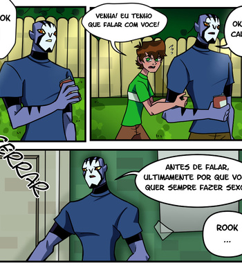 [Kikuharu Nakamura] Ben-Dad Short Comic (1) – Ben 10 x Rook [Portuguese] – Gay Manga sex 13