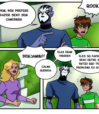 [Kikuharu Nakamura] Ben-Dad Short Comic (1) – Ben 10 x Rook [Portuguese] – Gay Manga sex 19