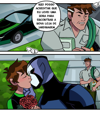 [Kikuharu Nakamura] Ben-Dad Short Comic (1) – Ben 10 x Rook [Portuguese] – Gay Manga sex 4