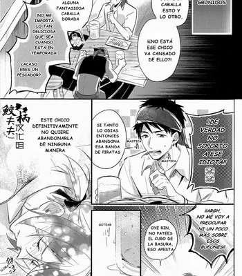 [L-CAT., Ohiyakudasai! (Nariko, Teba)] ×pirates! – Free! dj [Español] – Gay Manga sex 24