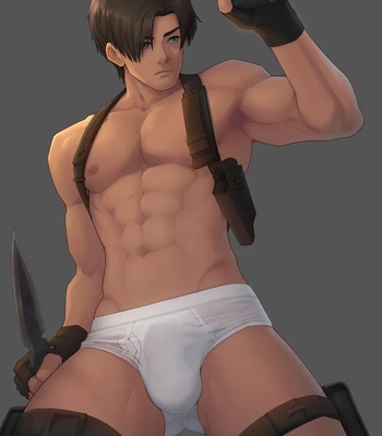 [Suiton00] RE4 – Leon Briefs Mod on #1 – Gay Manga sex 25