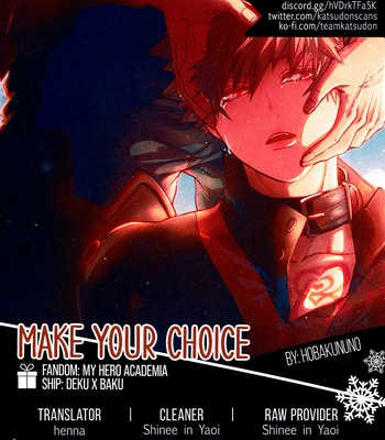 [hobakununo] Make Your Choice – My Hero Academia dj [Eng] – Gay Manga sex 44