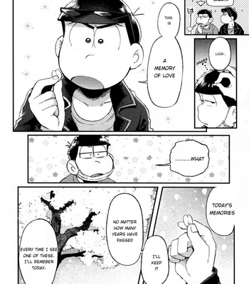 [Momoiro-netsuduki (Kisaki Nana)] Haru no Kioku – Osomatsu-san dj [Eng] – Gay Manga sex 13