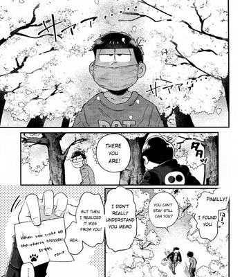 [Momoiro-netsuduki (Kisaki Nana)] Haru no Kioku – Osomatsu-san dj [Eng] – Gay Manga sex 2